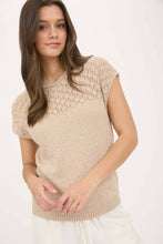 Equally Yoked Eyelet Sweater Top (2 Colors)