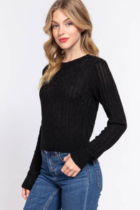 On Cable Sweater