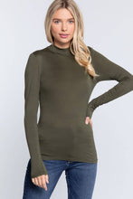 More Layers Mock Neck Top (4 Colors)