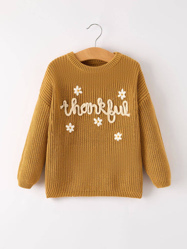 Lil Thankful Daisy Sweater