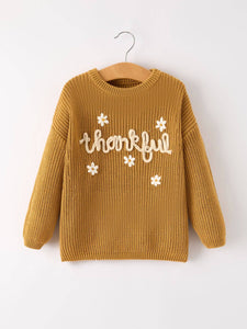 Lil Thankful Daisy Sweater