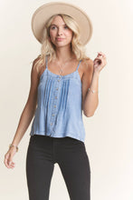 Denim Dart Chambray Tank