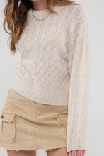 Cable Crew Sweater
