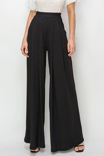 Lolla-Palazzo Ribbed Pants