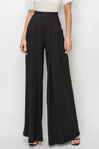 Lolla-Palazzo Ribbed Pants