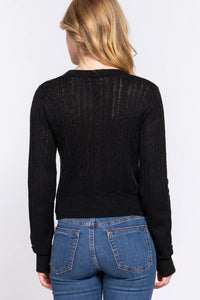 On Cable Sweater