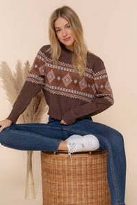 Jackie Jacquard Sweater