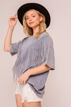 Fringed & Faded Tee (2 Colors)
