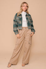 Envy Plaid Crop Jacket