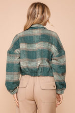 Envy Plaid Crop Jacket