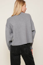 Pepper Grey Crop Sweater