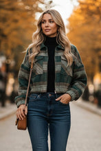 Envy Plaid Crop Jacket