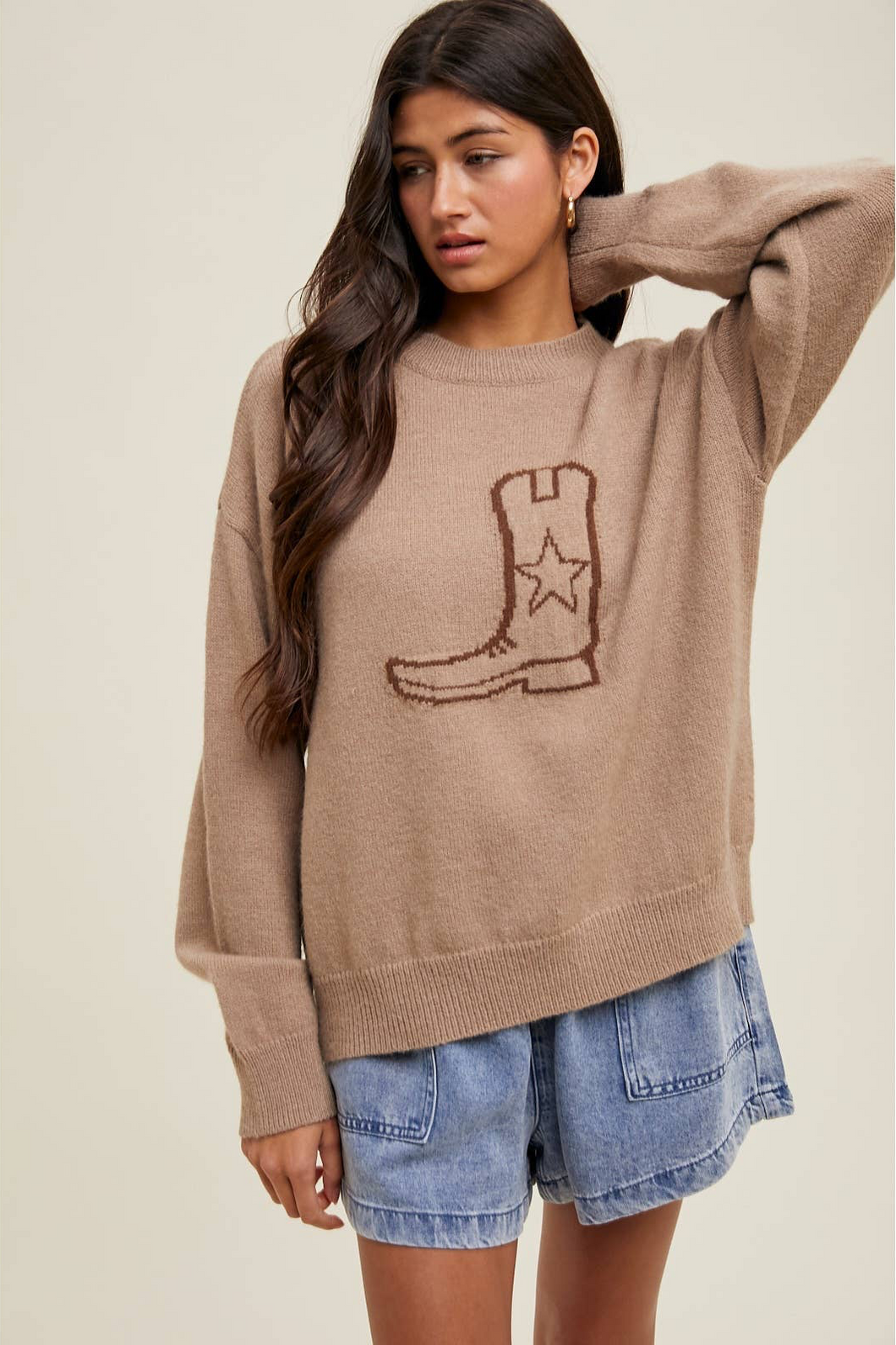 Give 'Em The Boot Sweater