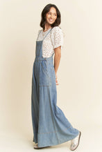 Peace, Love, Palazzo Denim Overalls