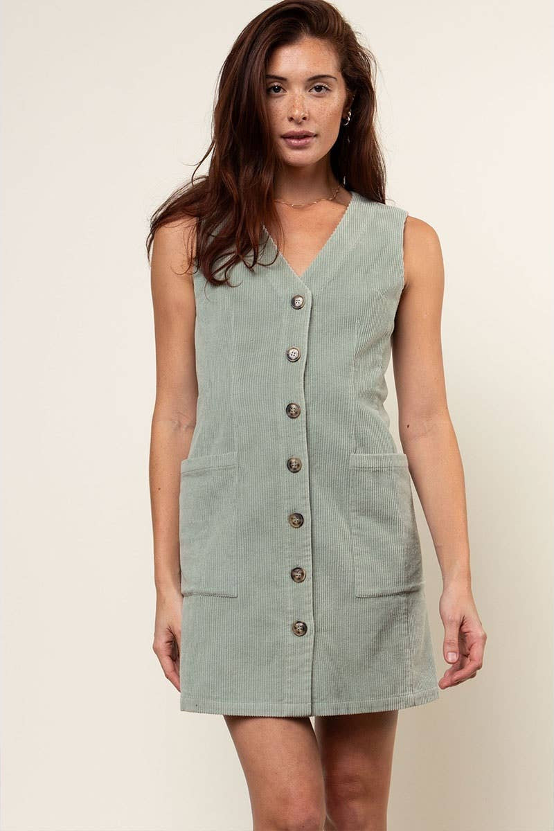 Crushin' It Corduroy Mini Dress (2 Colors)