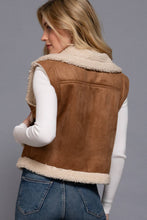 Suede N' Sherpa Vest