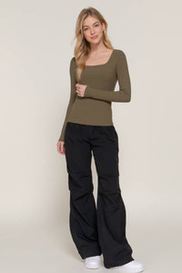 Squared Up Long Sleeve Tee (5 Colors)