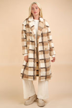 Pretty In Plaid Sherpa Coat