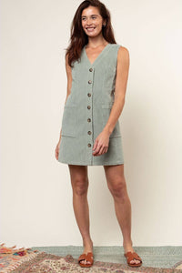 Crushin' It Corduroy Mini Dress (2 Colors)