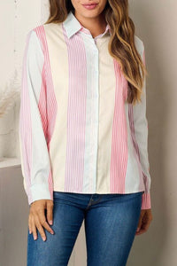 In Living Color Button Down Top
