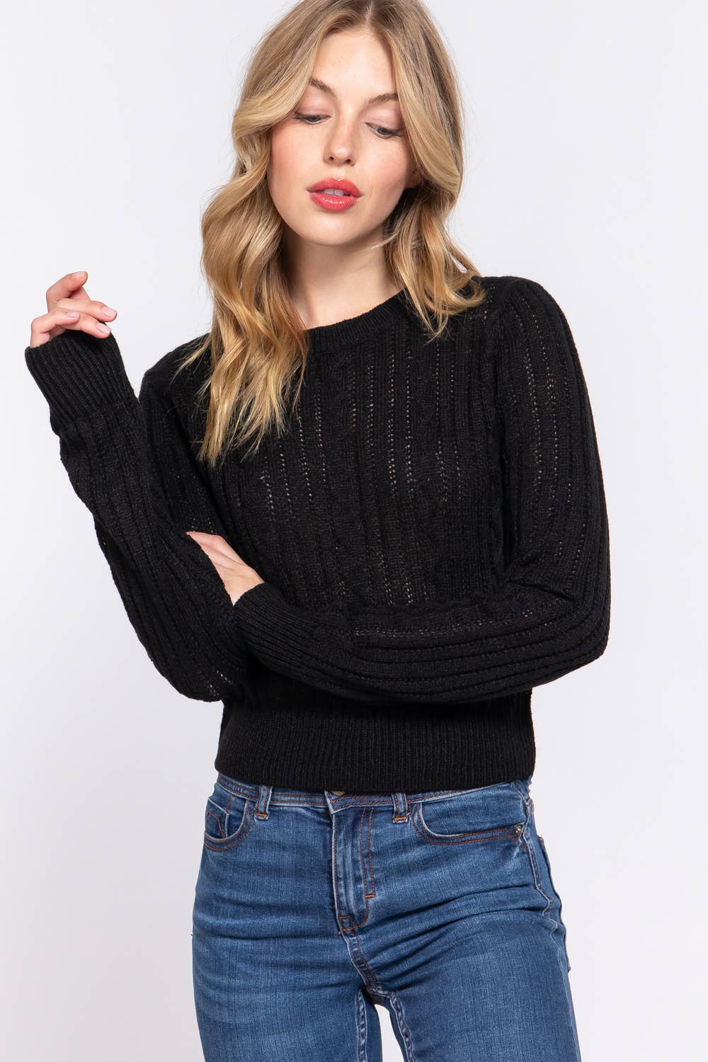 On Cable Sweater