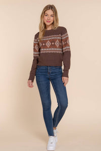 Jackie Jacquard Sweater