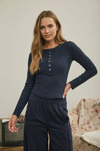 Harvest Henley Top (2 Colors)