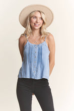 Denim Dart Chambray Tank