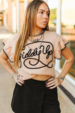 Giddy Up Ruffle Sleeve Top