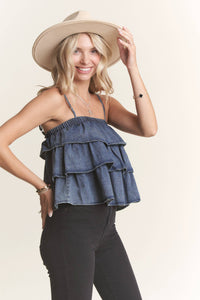 Ruffle Up Cowgirl Tank