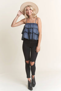 Ruffle Up Cowgirl Tank