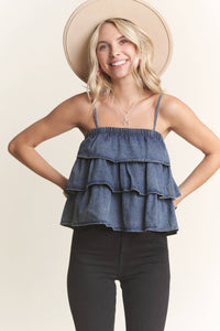 Ruffle Up Cowgirl Tank