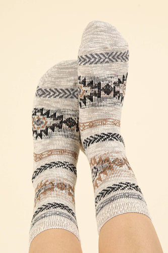 Aztec Cozy Crew Socks