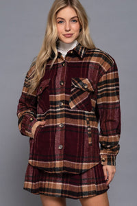 Plaid N' Pretty Shacket