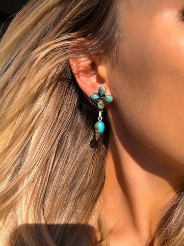 Broncy Turquoise Earrings