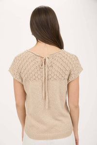 Equally Yoked Eyelet Sweater Top (2 Colors)