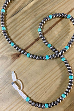 Turquoise & Pearls Phone Charger