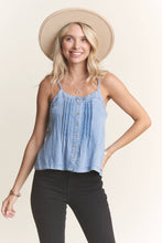 Denim Dart Chambray Tank