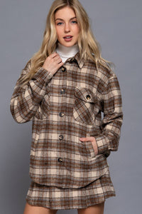 Plaid N' Pretty Shacket
