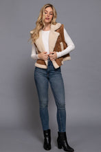 Suede N' Sherpa Vest