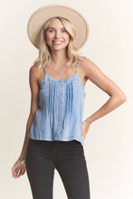 Denim Dart Chambray Tank