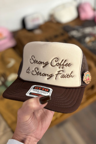 Strong Faith Embroidered Trucker