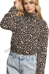 Leopard Love Teddy Jacket