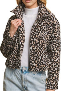 Leopard Love Teddy Jacket