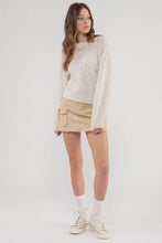 Cable Crew Sweater