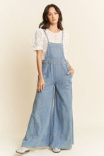 Peace, Love, Palazzo Denim Overalls