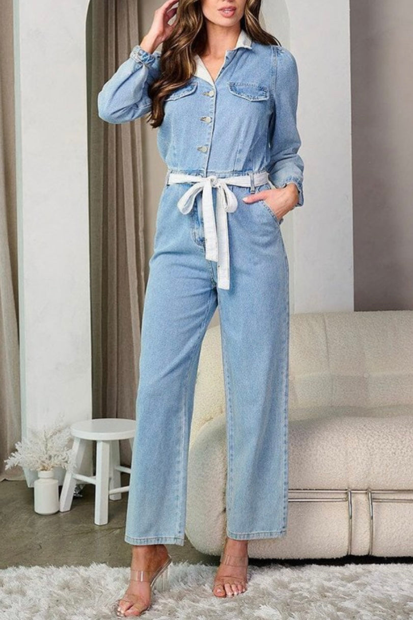 Denim For Days Jumpsuit