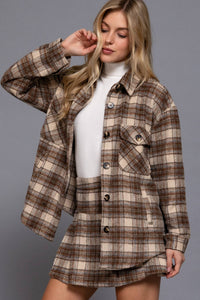 Plaid N' Pretty Shacket