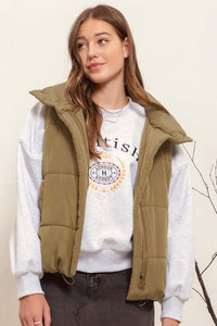 Puffed Up Puffer Vest (2 Colors)