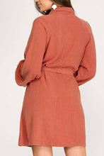 Fallin' For it Shirt Dress